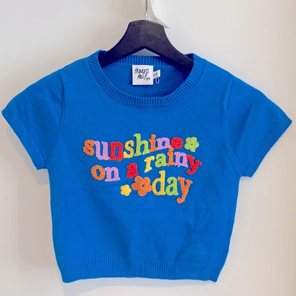 NWT Princess Polly cropped sweater T-shirt - Picture 2 of 4